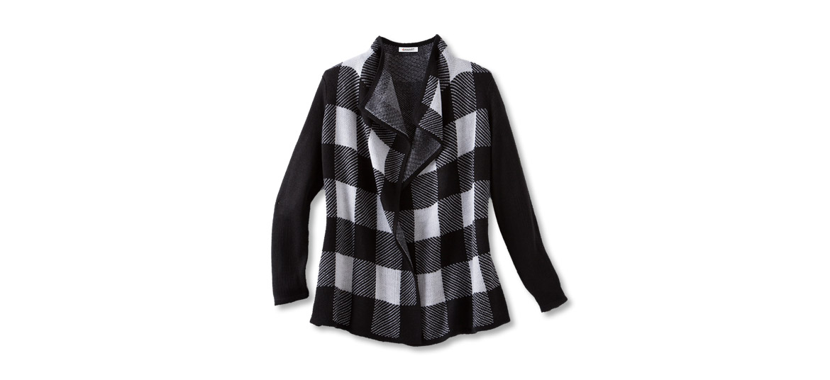 monochrome cardigan autumn clothes